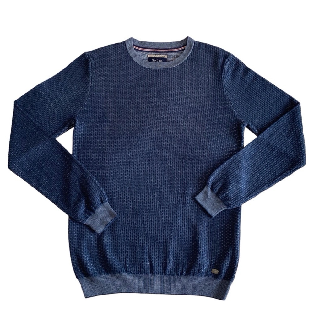 SALSA Men’s Long Sleeves Sweater High Quality Knitwear Size Small - Picture 2 of 8